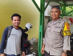 Di Kelurahan Sabaru, Polsek Sabangau Berikan Imbauan Kamtibmas kepada Warga