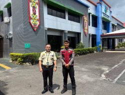 Personel Satsamapta Polresta Palangka Raya Sambangi Kantor BPS untuk Jaga Kamtibmas