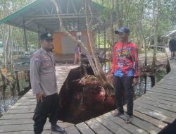 Sampaikan Pesan Kamtibmas, Polsek Bukit Batu Imbau Warga Waspadai Tindak Pidana di Lokasi Wisata