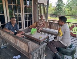 Ajak Warga Aktif Jaga Lingkungan, Bhabinkamtibmas Polsek Sabangau Dorong Pengaktifan Pos Kamling