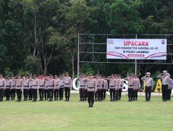 Polres Lamandau Gelar Upacara Peringatan Hari Kebangkitan Nasional ke-117