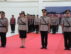 Polres Lamandau Gelar Upacara Serah Terima Jabatan dan Pisah Sambut Pejabat