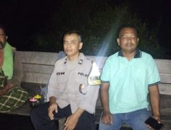 Rangkul Warga Kalampangan, Polsek Sabangau Ajak Bersama Jaga Keamanan Lingkungan