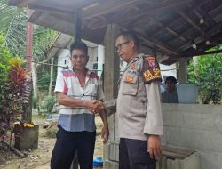 Sambangi Masyarakat, Polsek Bukit Batu Ingatkan Jaga Kamtibmas dan Kerukunan antar Warga
