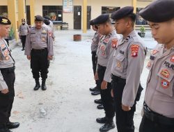 Perkuat Soliditas Internal, Polresta Palangka Raya Gelar Apel Satfung di Markas Komando