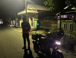 Blue Light Patrol Samapta Sisir Sejumlah Ruas Jalan di Palangka Raya untuk Jaga Kamtibmas