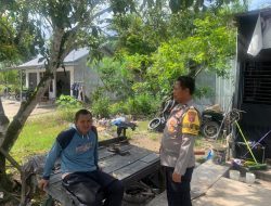 Jelang Akhir Pekan, Polsek Rakumpit Gencarkan Patroli Sambang ke Pemukiman Warga