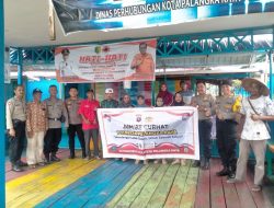 Gelar Jumat Curhat, Satpamobvit Polresta Palangka Raya Adakan Dialog Kamtibmas di Demaga Rambang