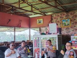 Sambang ke Wisata Bukit Cinta, Polsek Bukit Batu Sampaikan Pesan Kamtibmas dan Keselamatan