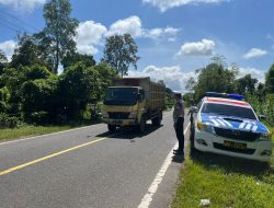 Antisipasi Laka Lantas, Satlantas Polres Katingan laksanakan patroli ke titik-titik lokasi rawan laka lantas.