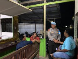 Personil Piket Polsek Sematu Jaya Sosialisasikan Penanggulangan Premanisme Berkedok Ormas