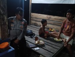Personel Piket Polsek Bulik melaksanakan sambang kemasyarakat