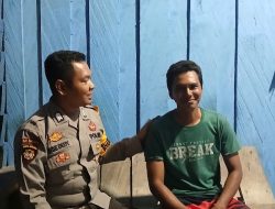 Personel Polsek lamandau melaksanakan Silaturahmi ke masyarakat