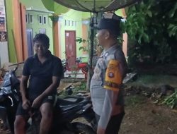 Personil Polsek lamandau melaksanakan Patroli diwilayah Polsek Lamandau