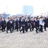 Satpam dan Potmas Ikut Ambil Bagian dalam Devile Hari Bhayangkara ke-79 di Monas