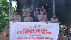 Polres Lamandau Anjangsana Dalam Rangka Hari Bhayangkara Ke-79 Polri Untuk Masyarakat