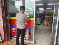 Piket Polsek Sosialisasikan Layanan Hotline 110 kepada Masyarakat