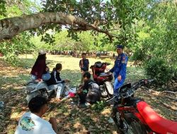 Polisi RW, Ditpolairud Polda Kalteng Jaga Situasi Kamtibmas Di Wilayah Pesisir Desa Kampung Keramat Das Katingan