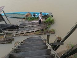 Piket Polsek Cek Debit Air Sungai Lamandau
