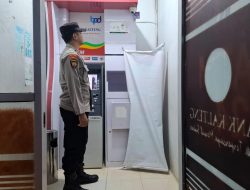 Piket Polsek Patroli dimalam hari ke Perbankan Atm