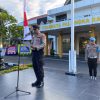 Momen Hari Bhayangkara ke-79, Kasatsamapta Pimpin Apel Pagi di Mapolresta Palangka Raya
