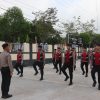 Tingkatkan Kemampuan Baris-Berbaris, Personel Samapta Polres Lamandau Latihan PBB