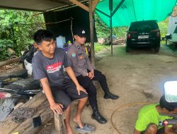 Piket Polsek Lamandau Sosialisasikan Penanggulangan Premanisme Berkedok Ormas