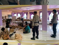 Polres Barito Utara Perketat Pengamanan Gudang Logistik KPU dalam Operasi Mantap Praja Telabang 2025