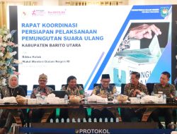 Kapolres Barito Utara Dampingi Wamendagri dalam Kunjungan Kerja Jelang PSU Pilkada 2025