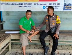 BHABINKAMTIBMAS POLSEK KATINGAN HULU MELAKSANAKAN SAMBANG KEPADA WARGA MASYARAKAT