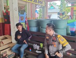 Perkuat Kamtibmas, Polsek Katingan Tengah Sambangi Warga