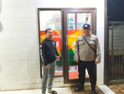 KASPK Pimpin patroli malam untuk sambangi warga masyarakat di diwilayah Kec. Marikit, Kab. Katingan.