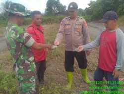 Cegah Karhutla, Polsek Tewang Sangalang Garing dan Pulau Malan Patroli Bersama Tim Gabungan