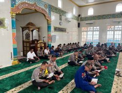 Polres Katingan Gelar Kegiatan Binroh untuk Tingkatkan Mental dan Spiritual Personel