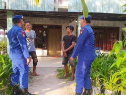 Ditpolairud Polda Kalteng Sambangi Masyarakat Desa Binaan