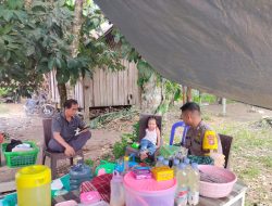Piket Polsek Delang Silaturahmi Ke Masyarakat