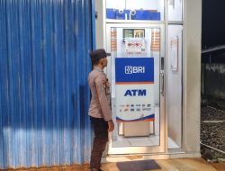 Piket Polsek Patroli dimalam hari ke Perbankan Atm