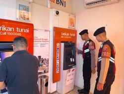 Piket Samapta melaksanakan Patroli di Objek-objek Vital Bank ATM