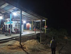 Piket Polsek Delang melaksanakan giat patroli dimalam hari