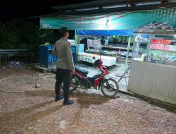 Piket Polsek Delang melaksanakan giat patroli dimalam hari