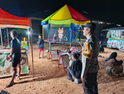 Piket Polsek lamandau melaksanakan Silaturahmi ke masyarakat