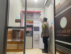 Piket Polsek Patroli dimalam hari ke Perbankan Atm