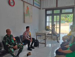 Bhabinkamtibmas Silaturahmi ke Kantor Desa Binaan