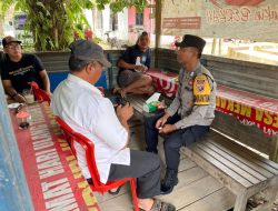 Personil Polsek Sematu Jaya laksanakan Patroli diwilkum Polsek Sematu Jaya