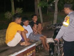 Piket Polsek Lamandau Sambang Anak-anak Yang Nongkrong