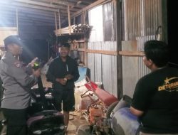 Personel Polsek lamandau melaksanakan sambang kerumah warga