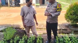 Dukung Ketahanan Pangan, Bhabinkamtibmas Polsek Sematu Jaya Silaturahmi ke masyarakat terkait Program Asta Cita Presiden RI