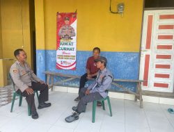 Dekatkan Diri dengan Masyarakat, Polsek Gunung Purei Gelar Kegiatan “Jumat Curhat”
