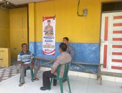 Lewat Program “Minggu Kasih”, Polsek Gunung Purei Dengarkan Langsung Keluhan dan Aspirasi Warga