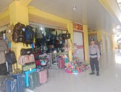Piket Polsek laksanakan Patroli di Pasar di Wilkum Polsek Bulik